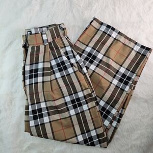 Plaid Kids Casual Bottoms